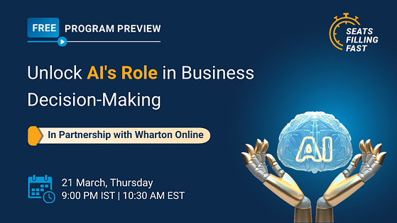 Unlock AI's Role in Business Decision-Making with Wharton Online