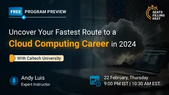 Uncover Your Fastest Route to a Cloud Computing Career in 2024 with Caltech University