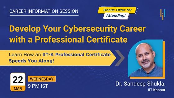 Develop Your Cybersecurity Career with the IIT Kanpur Professional Certificate Program