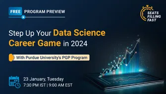 Step Up Your Data Science Career Game in 2024 with Purdue University's PGP DS Program