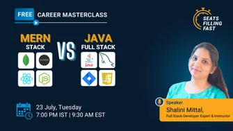Career Masterclass: MERN vs. Java Full Stack: Making the Right Career Move in 2024