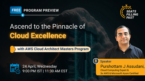 Ascend to the Pinnacle of Cloud Excellence with AWS Cloud Architect Masters Program
