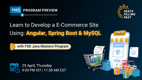 Learn to Develop a Full-Stack E-Commerce Site: Angular, Spring Boot & MySQL