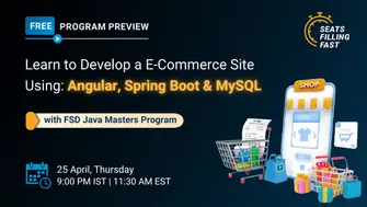 Learn to Develop a Full-Stack E-Commerce Site: Angular, Spring Boot & MySQL