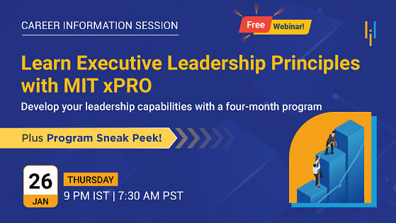 Career Information Session: Learn Executive Leadership Principles With MIT xPRO