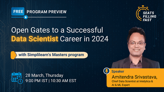 Open Gates to a Successful Data Scientist Career in 2024 with Simplilearn Masters program