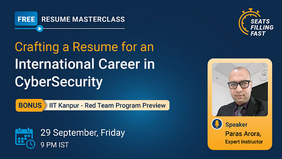 Crafting a Resume for an International Career in CyberSecurity