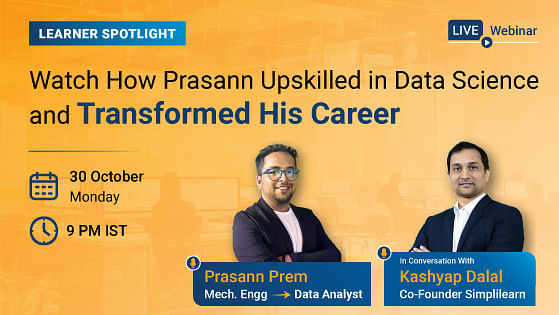 Learner Spotlight: Watch How Prasann Upskilled in Data Science and Transformed His Career