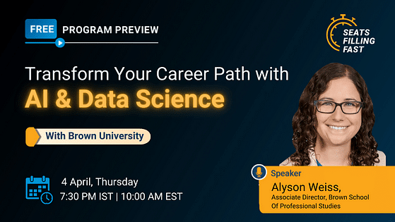 Transform Your Career Path with AI & Data Science