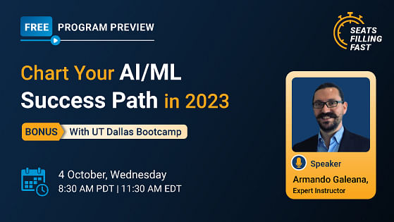 Program Preview: Chart Your Success Path in 2023 With the UT Dallas AI/ML Bootcamp
