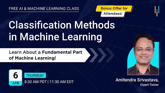 Free Class: Classification Methods in Machine Learning