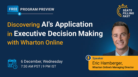 Discovering AI's Application in Executive Decision Making with Wharton Online