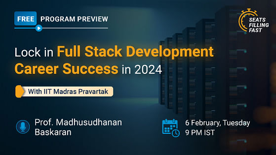 Lock in Full Stack Development Career Success in 2024 with IIT Madras Pravartak