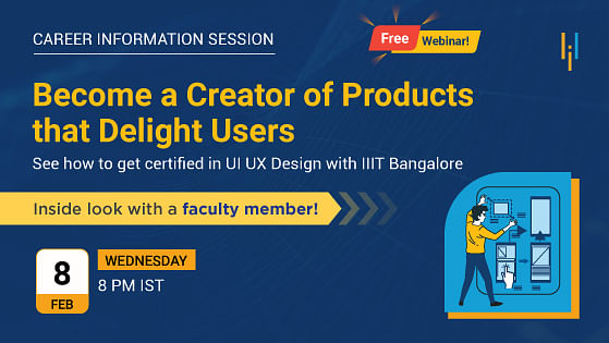 Become a Creator of Products that Delight Users with IIIT Bangalore