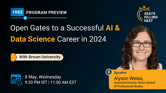 Open Gates to a Successful AI & Data Science Career in 2024 with Brown University