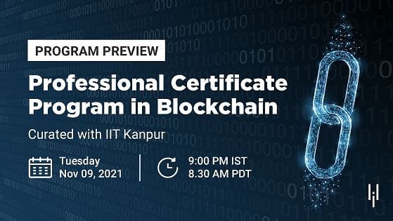 Program Preview: Professional Certificate Program in Blockchain