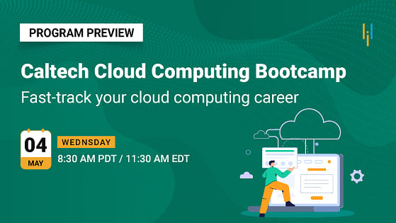 Program Preview: A Live Look at the Caltech Cloud Computing Bootcamp