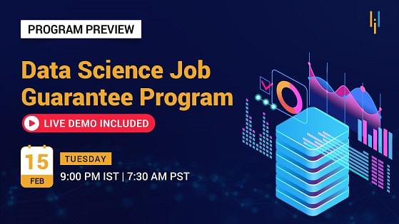 Program Preview: Data Science Job Guarantee Program
