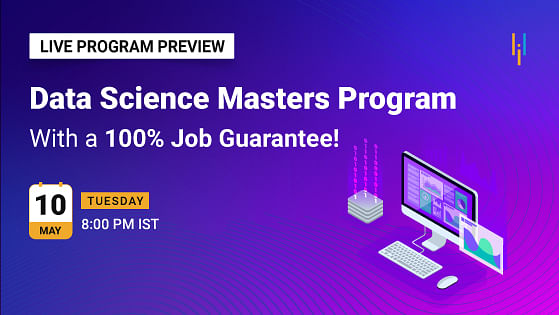 Program Preview: Look at the Data Science Job Guarantee Masters Program