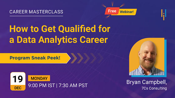 Career Masterclass: How to Get Qualified for a Data Analytics Career