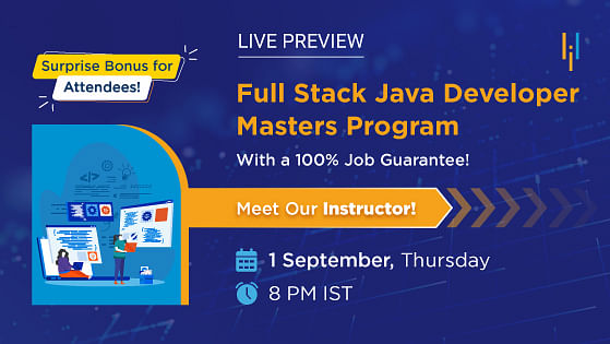 Program Preview: Simplilearn’s Full Stack Java Developer Masters Program