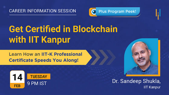 Create a Blockchain Career with the IIT Kanpur Professional Certificate Program