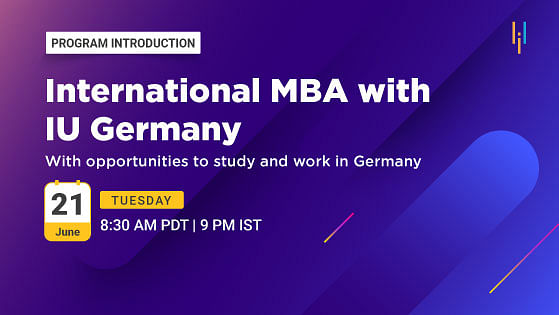Program Preview: International MBA With IU Germany