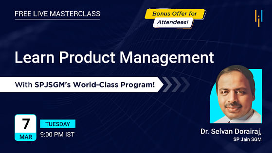 Become a Product Management Professional with SP Jain Global School of  Management