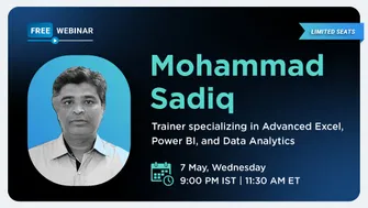 Live Demo: Learn How to Analyze a Sales Dashboard Using Excel