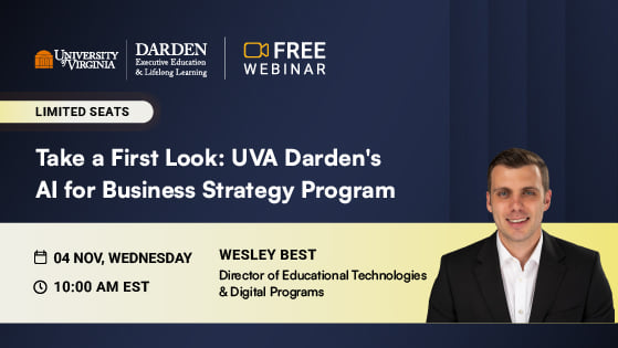 Lead AI as a Business Decision: AI for Business Strategy Program Launch