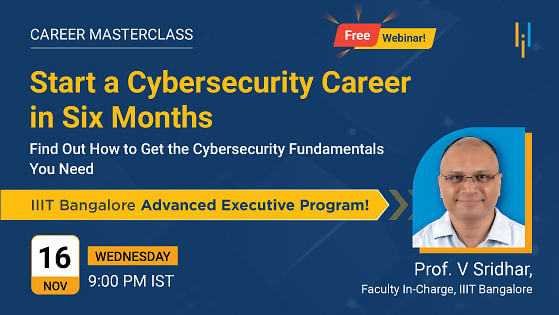 Start a Cybersecurity Career in Six Months With IIIT Bangalore