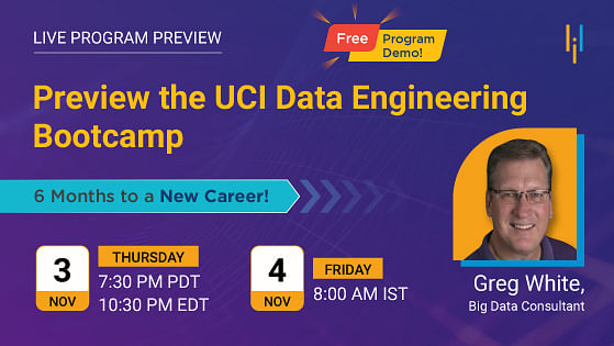 Program Preview: A Live Look at the UCI Data Engineering Bootcamp