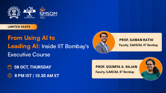 Leading AI Transformation: A Live Webinar with IIT Bombay Faculty
