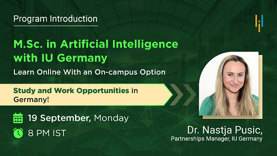Program Preview of the IU Germany Master of Science in Artificial Intelligence