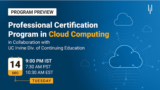 Program Preview: Professional Certificate Program in Cloud Computing