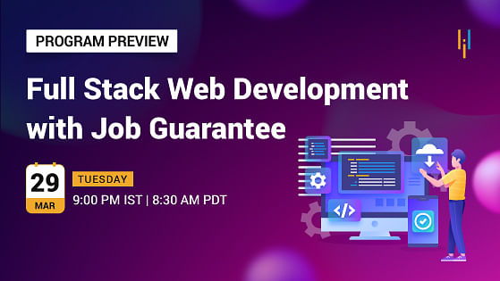 Program Preview: Full Stack Web Development With Job Guarantee