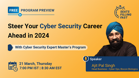 Steer Your Cyber Security Career Ahead in 2024 with Cyber Security Expert Master’s Program