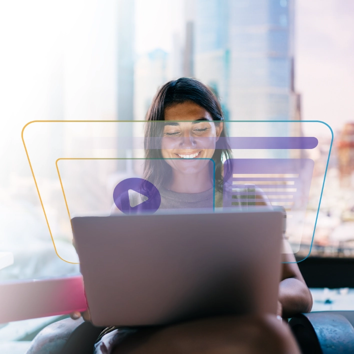 Simplilearn SkillUp+ platform in use.